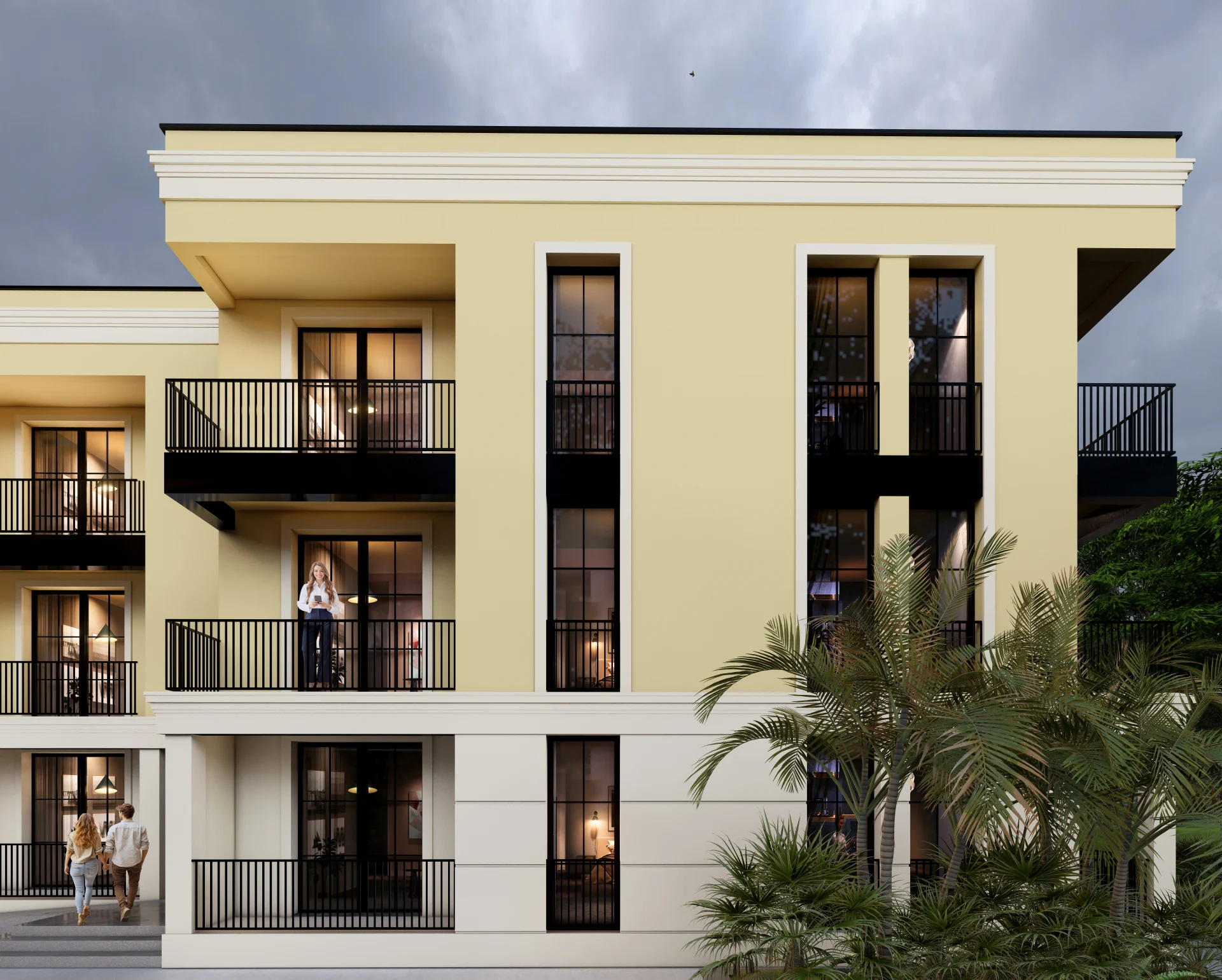 Garden residences — architectural visualisation